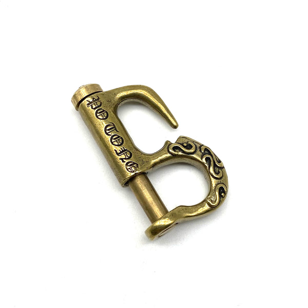 Brass Spring Keychain Hook Jeans Key Holder 