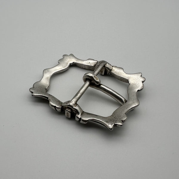 Sterling Silver Flower Design Buckle Leather Crafting Belt Buckle Handmade 925 Silver Buckle