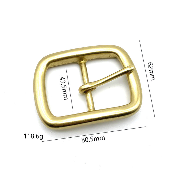 43.5mm Brass Buckle Mens Large Belt Buckle Leather Belt Hardwares