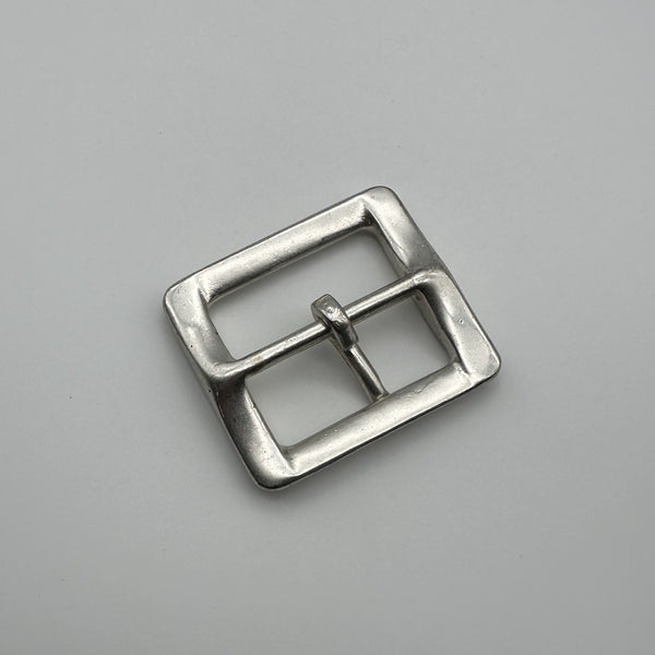 Solid 925 Steriling Silver Buckle Leather Belt Handmade Buckle Square Pin Buckle
