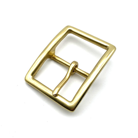 45mm Brass Center Pin Buckle Large Belt Buckle Leather Hardwares