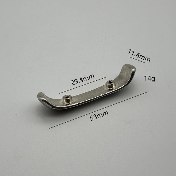 Solid Steriling Silver Buckle Men Leather Belt Craft Buckle Kit Handmade 925 Silver Buckle
