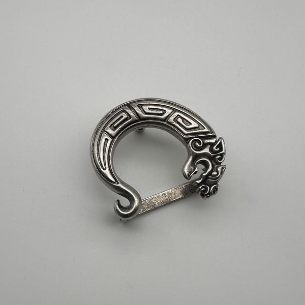 Dragon Buckle Sterling Silver Leather Belt Buckle Rapper&Musician&Artist Buckle