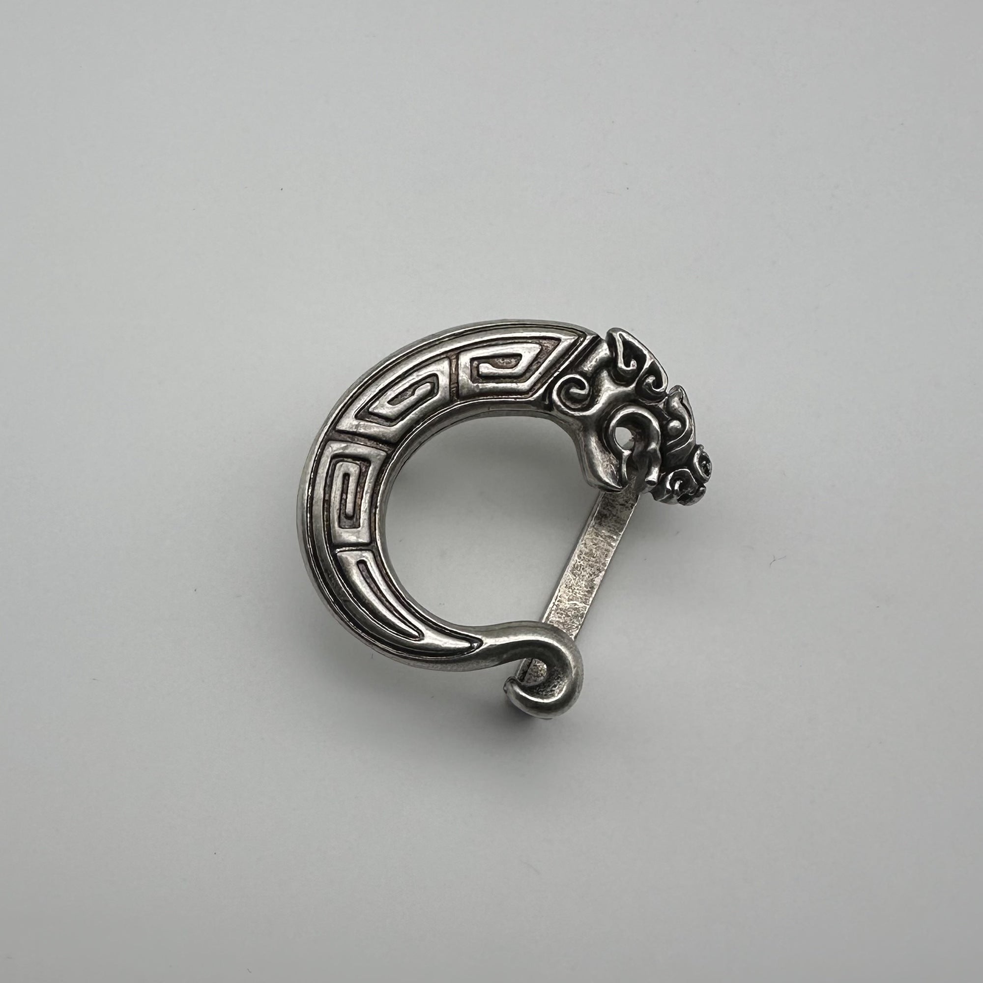 Dragon Buckle Sterling Silver Leather Belt Buckle Rapper&Musician&Artist Buckle