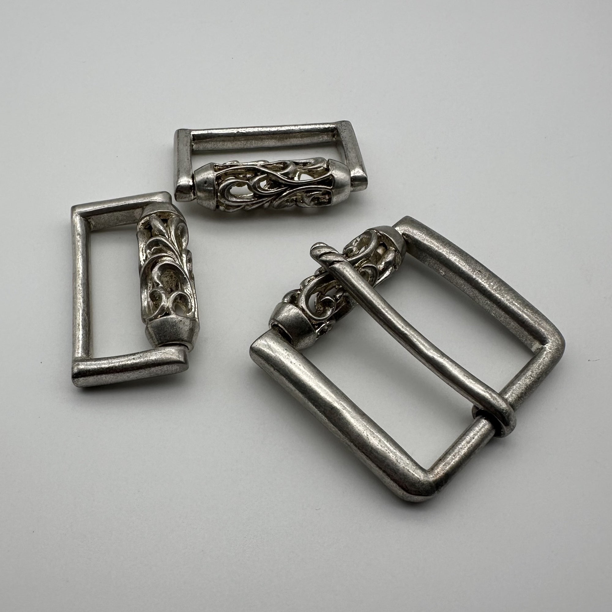 Sterling Silver Roller Bar Buckle Kit Handmade Belt Buckle Personalized Buckle