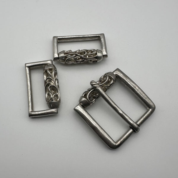 Sterling Silver Roller Bar Buckle Kit Handmade Belt Buckle Personalized Buckle