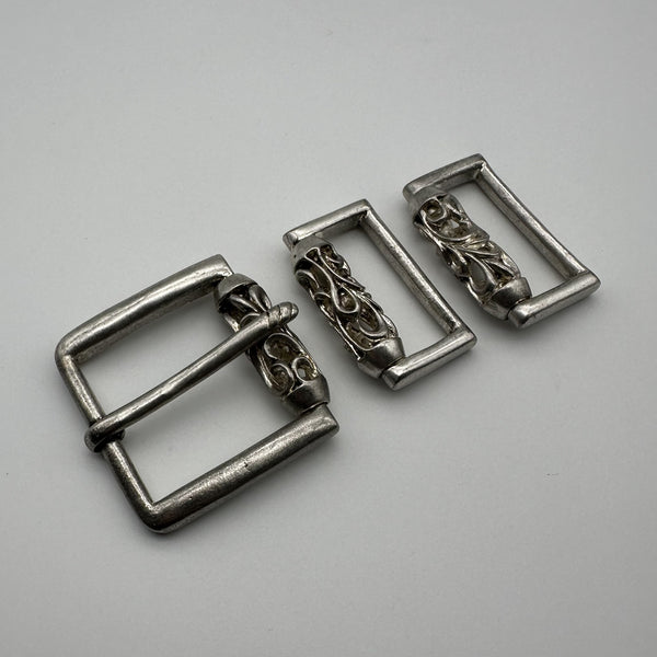 Sterling Silver Roller Bar Buckle Kit Handmade Belt Buckle Personalized Buckle