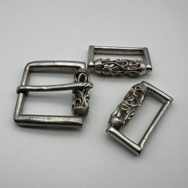 Sterling Silver Roller Bar Buckle Kit Handmade Belt Buckle Personalized Buckle