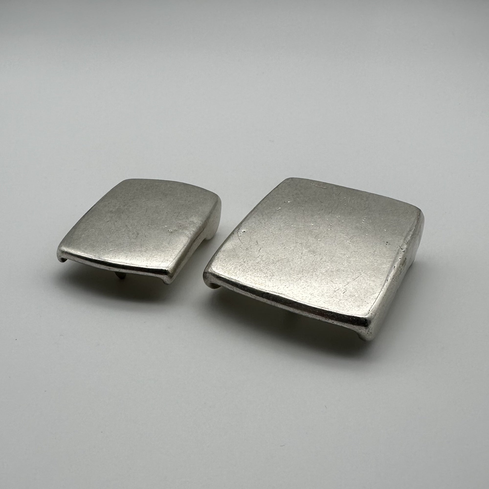 30/39mm Solid Steriling Silver Buckle Men Leather Belt Craft Buckle Handmade 925 Silver Buckle