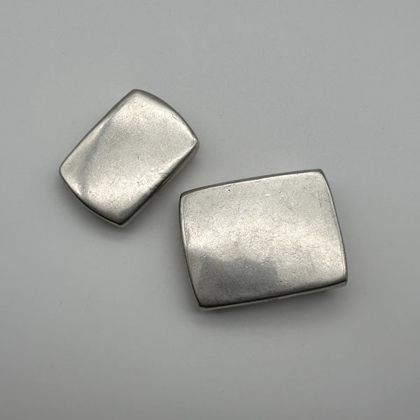 30/39mm Solid Steriling Silver Buckle Men Leather Belt Craft Buckle Handmade 925 Silver Buckle