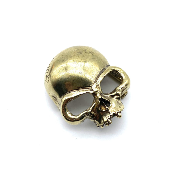 Copper Casted Skull Buckle Handmade Leather Belt Fastener Buckle Biker Decoration Accessories