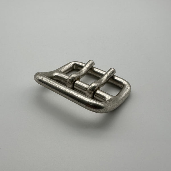 Double Prong Buckle 925 Sterling Silver Buckle Handmade