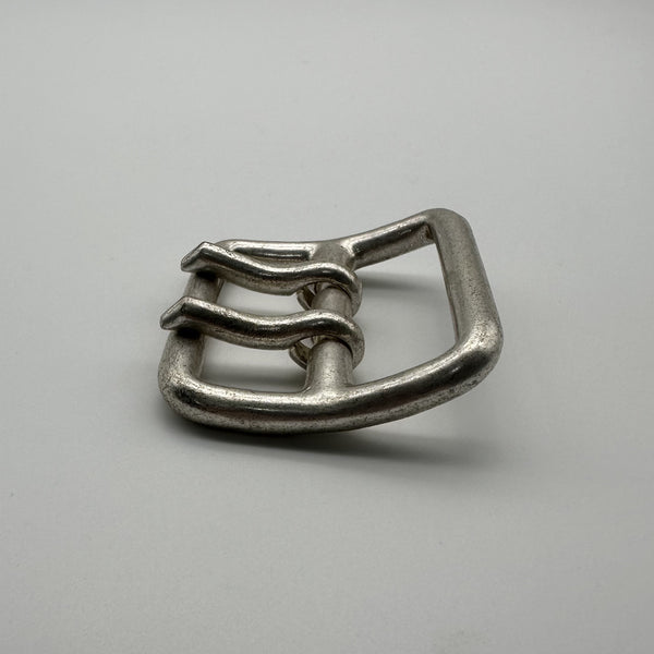 Double Prong Buckle 925 Sterling Silver Buckle Handmade