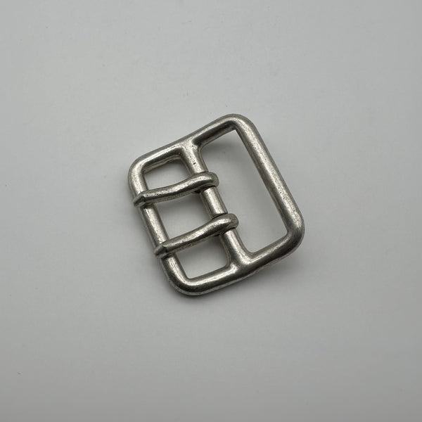 Double Prong Buckle 925 Sterling Silver Buckle Handmade