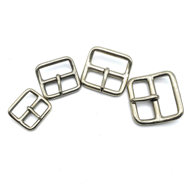 Nickel Silver Buckle Leather Crafting Hardwares,Leather Boots Buckle,Bag Fastener Buckle,Size 26/30/35/38.5mm 