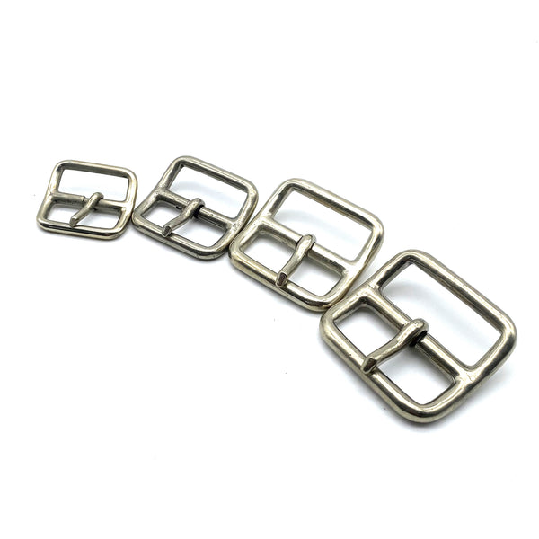 Nickel Silver Buckle Leather Crafting Hardwares,Leather Boots Buckle,Bag Fastener Buckle,Size 26/30/35/38.5mm 