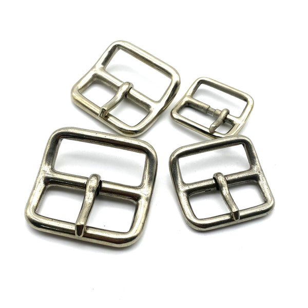 Nickel Silver Buckle Leather Crafting Hardwares,Leather Boots Buckle,Bag Fastener Buckle,Size 26/30/35/38.5mm 