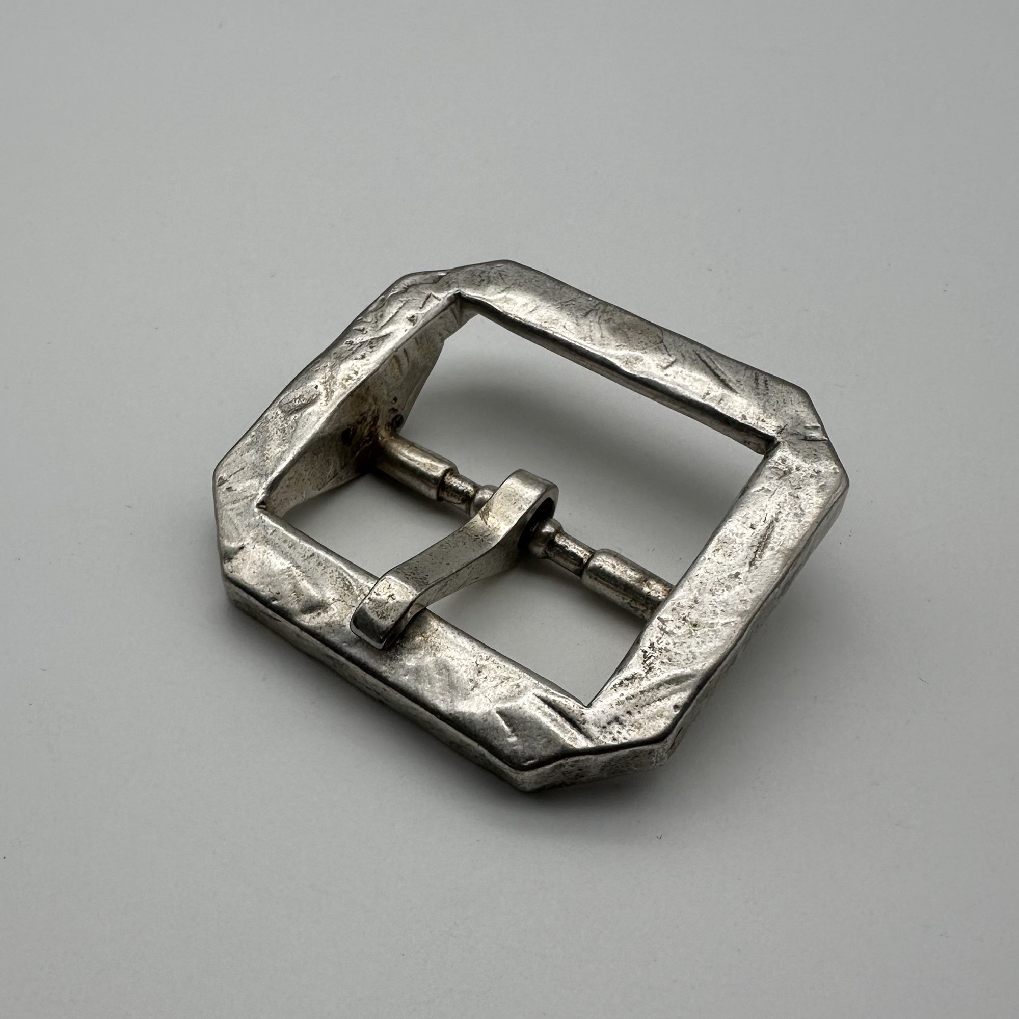 Solid Steriling Silver Buckle Durable Square Belt Buckle