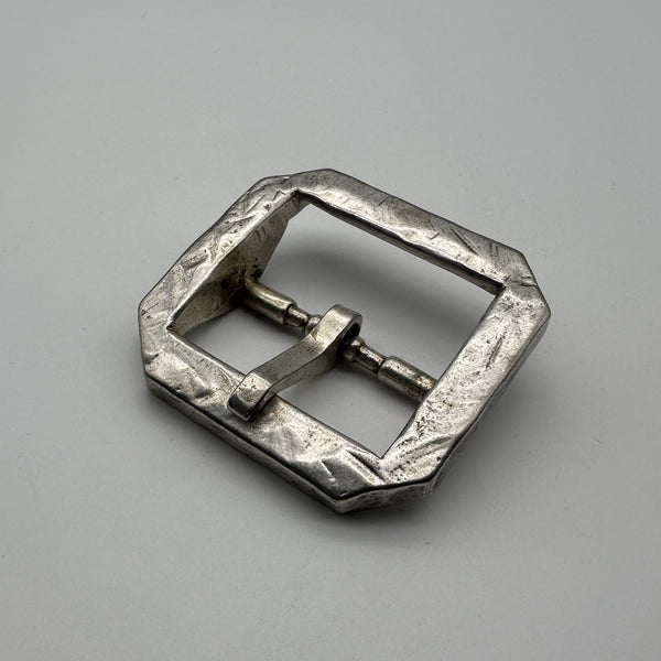 Solid Steriling Silver Buckle Durable Square Belt Buckle
