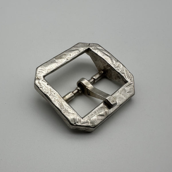 Solid Steriling Silver Buckle Durable Square Belt Buckle