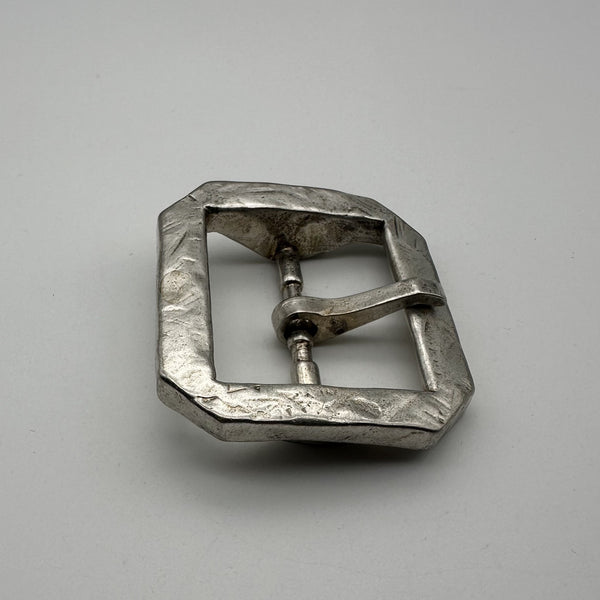 Solid Steriling Silver Buckle Durable Square Belt Buckle