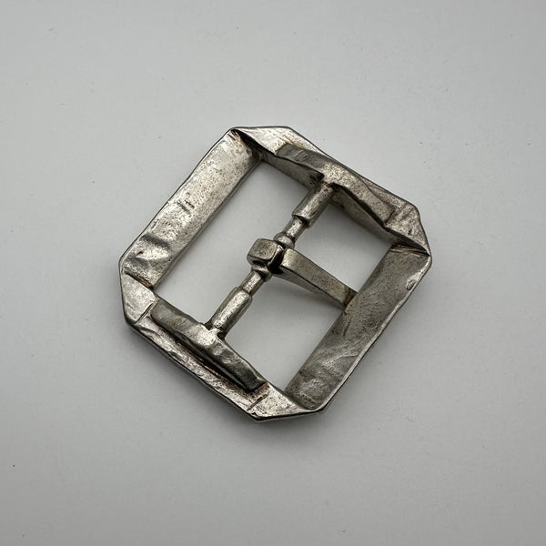 Solid Steriling Silver Buckle Durable Square Belt Buckle