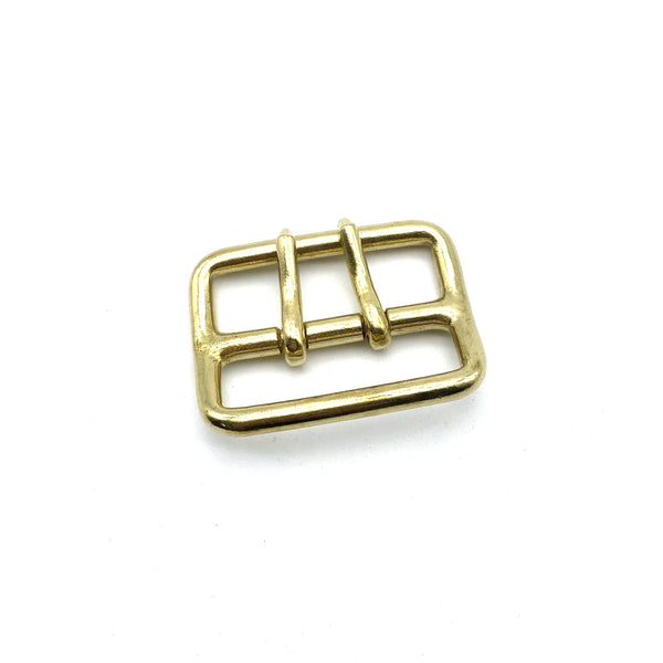 50mm Brass Buckle Sam Browne Double Prong Buckle Leather Belt Buckle