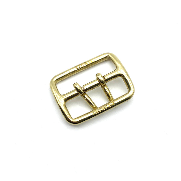 50mm Brass Buckle Sam Browne Double Prong Buckle Leather Belt Buckle