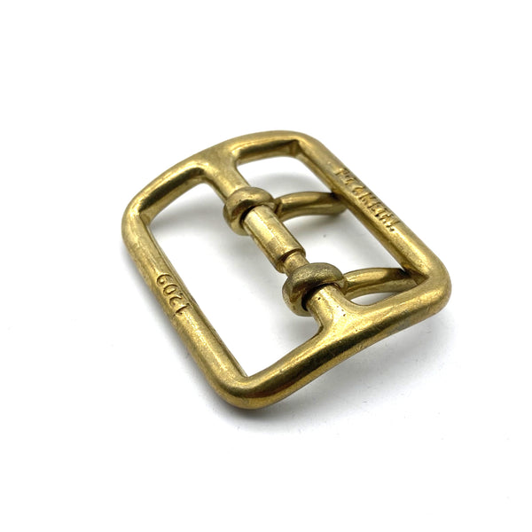 Brass Double Prong Buckle 45mm Leather Belt Fastener Buckle Sam Browne Buckle