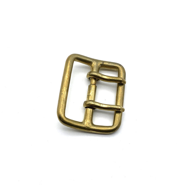 Brass Double Prong Buckle 45mm Leather Belt Fastener Buckle Sam Browne Buckle