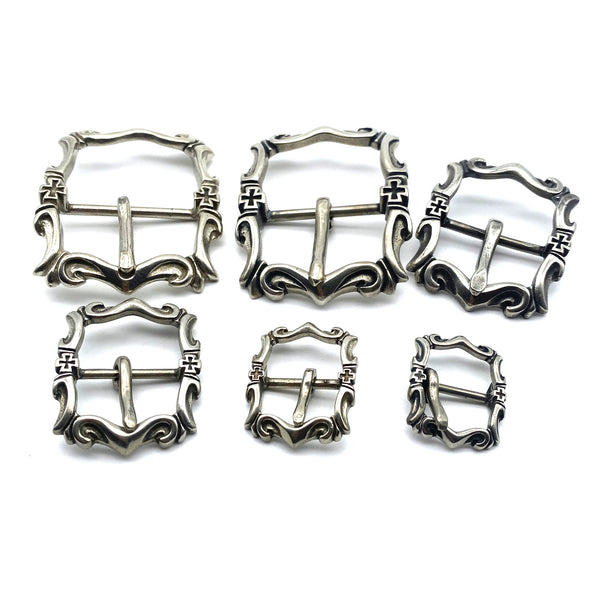 Nickel Silver Belt Buckle Leather Crafting Hardwares,Leather Boots Buckle,Bag Fastener Buckle,Size 18/20/25/31/36/39mm