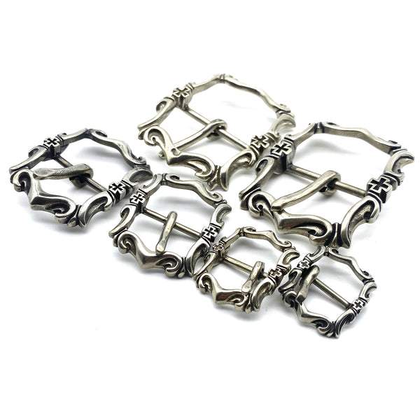 Nickel Silver Belt Buckle Leather Crafting Hardwares,Leather Boots Buckle,Bag Fastener Buckle,Size 18/20/25/31/36/39mm