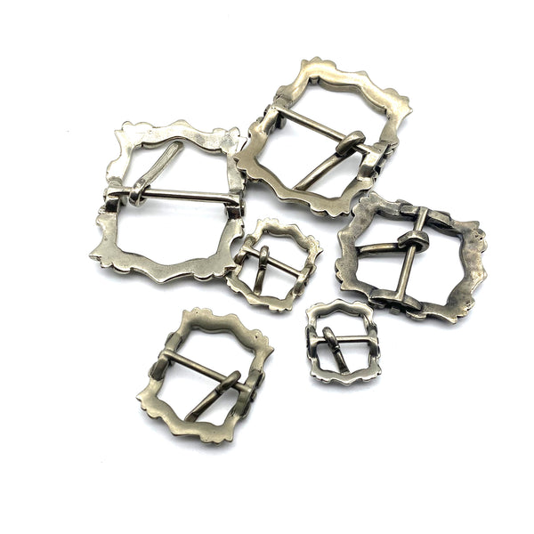 Nickel Silver Belt Buckle Leather Crafting Hardwares,Leather Boots Buckle,Bag Fastener Buckle,Size 18/20/25/31/36/39mm