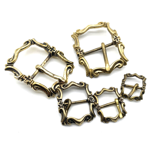 Brass Belt Buckle Leather Crafting Hardwares,Leather Boots Buckle,Bag Fastener Buckle,Size 18/20/25/31/36/39mm