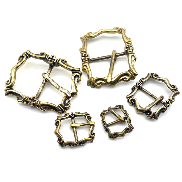 Brass Belt Buckle Leather Crafting Hardwares,Leather Boots Buckle,Bag Fastener Buckle,Size 18/20/25/31/36/39mm