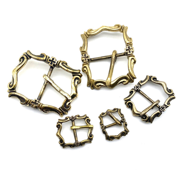 Brass Belt Buckle Leather Crafting Hardwares,Leather Boots Buckle,Bag Fastener Buckle,Size 18/20/25/31/36/39mm
