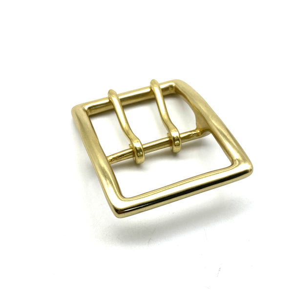 49mm Solid Brass Buckle Double Pin Large Belt Buckle