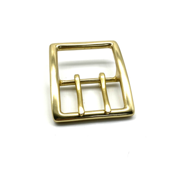 49mm Solid Brass Buckle Double Pin Large Belt Buckle