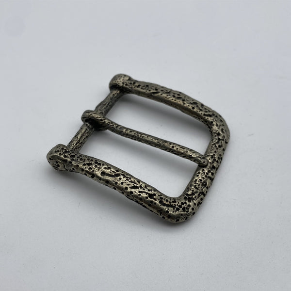 Vintage Porous Texture Metal Belt Buckle for Leather Belts,Solid Brass Buckle