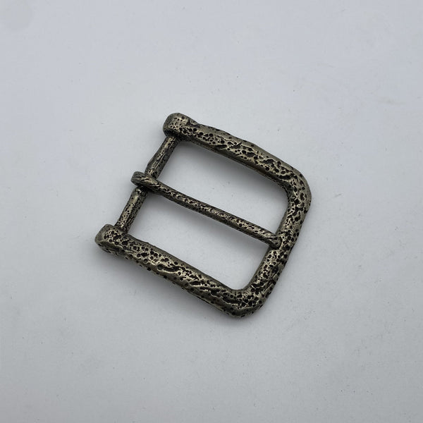 Vintage Porous Texture Metal Belt Buckle for Leather Belts,Solid Brass Buckle