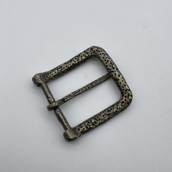 Vintage Porous Texture Metal Belt Buckle for Leather Belts,Solid Brass Buckle