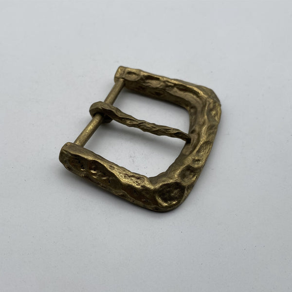 Artisan Distressed Metal Belt Buckle,Retro Hammered Texture  for Men’s Belts