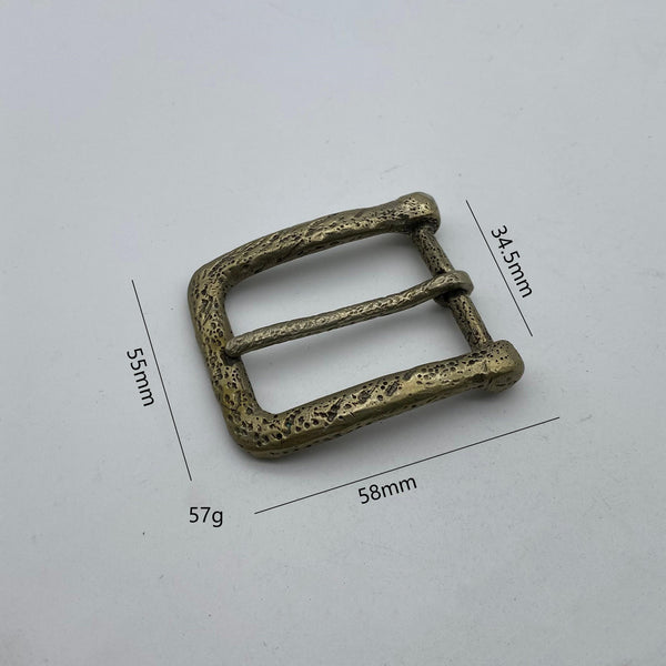 Red Copper Buckle Vintage Buckle Leather Belt Buckle 34.5mm