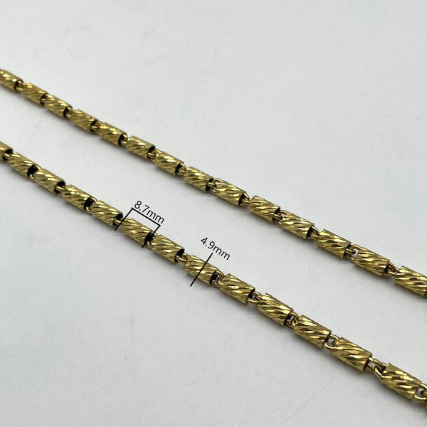 Retro Spiral Brass Chain for Boho, Steampunk & Art Deco Makes