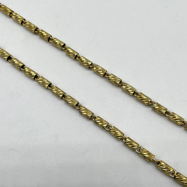 Retro Spiral Brass Chain for Boho, Steampunk & Art Deco Makes