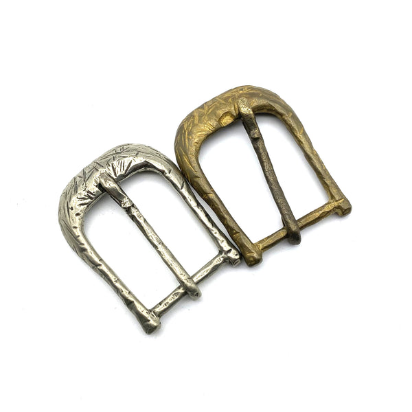 Solid Copper Casted Buckle For Leather Crafting,32.5mm Inner,Bronze&Old Silver Color