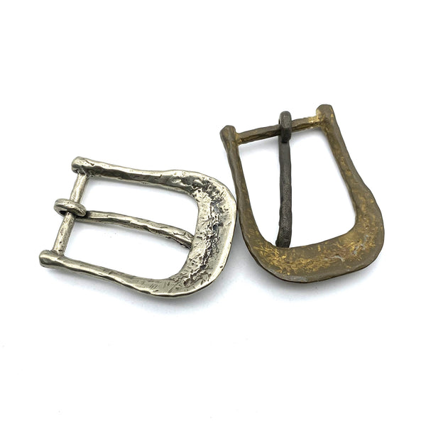 Solid Copper Casted Buckle For Leather Crafting,32.5mm Inner,Bronze&Old Silver Color