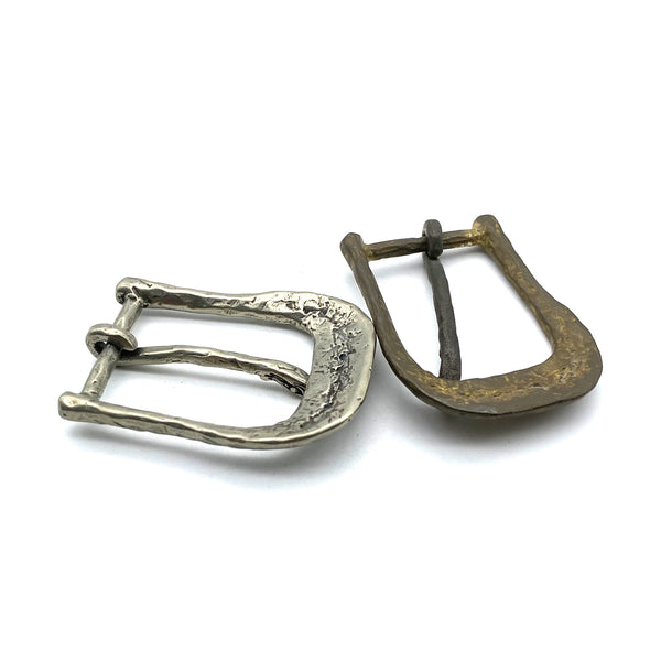 Solid Copper Casted Buckle For Leather Crafting,32.5mm Inner,Bronze&Old Silver Color