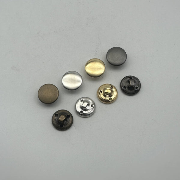 15mm Custom Logo Clothing Buttons,Shank Button,Round Metallic Shank Buttons,Sewing Buttons Personalized Design