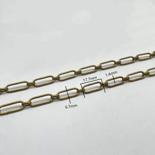  Brass Long Link Chain - DIY Craft